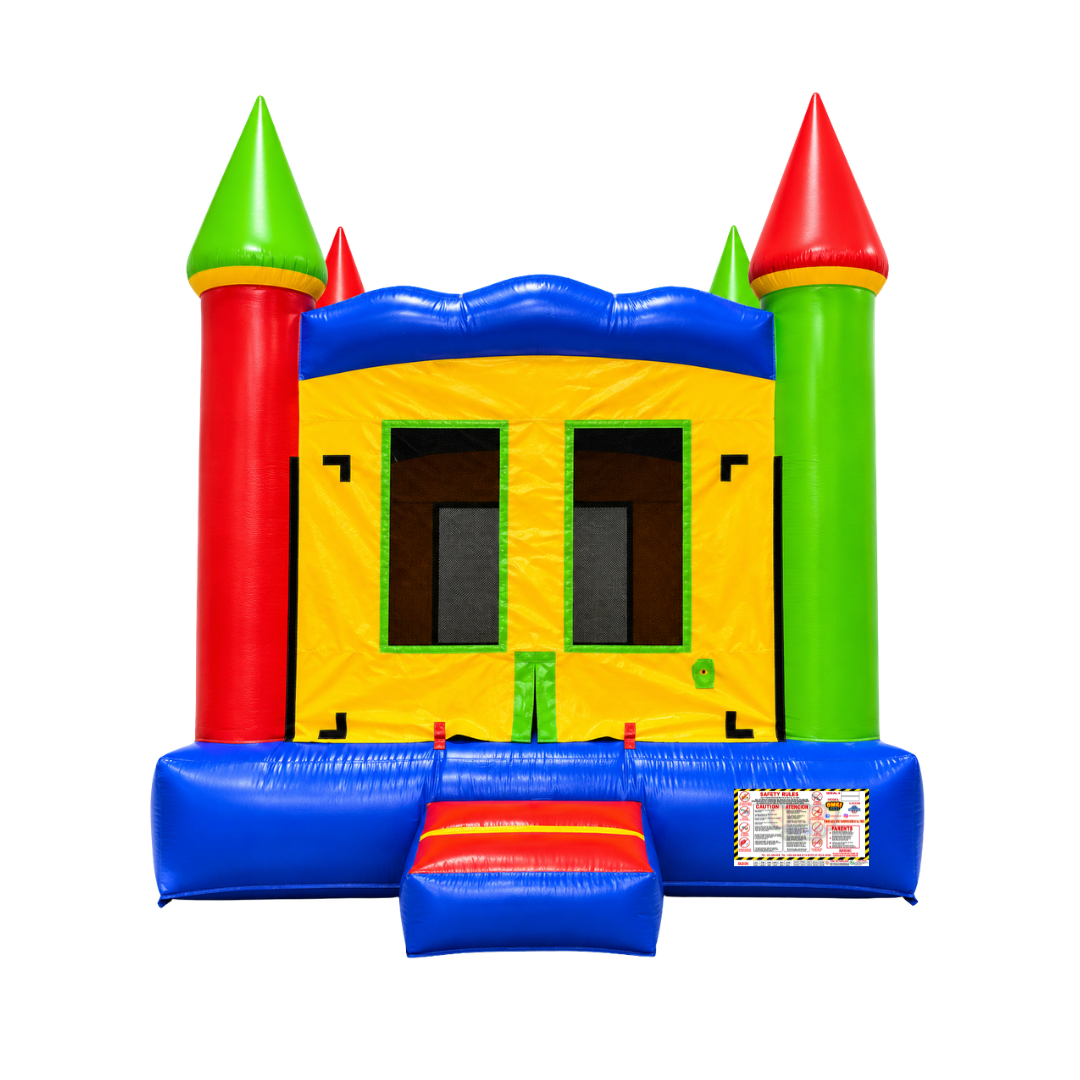 13x13 Castle 2B - Green Multicolor