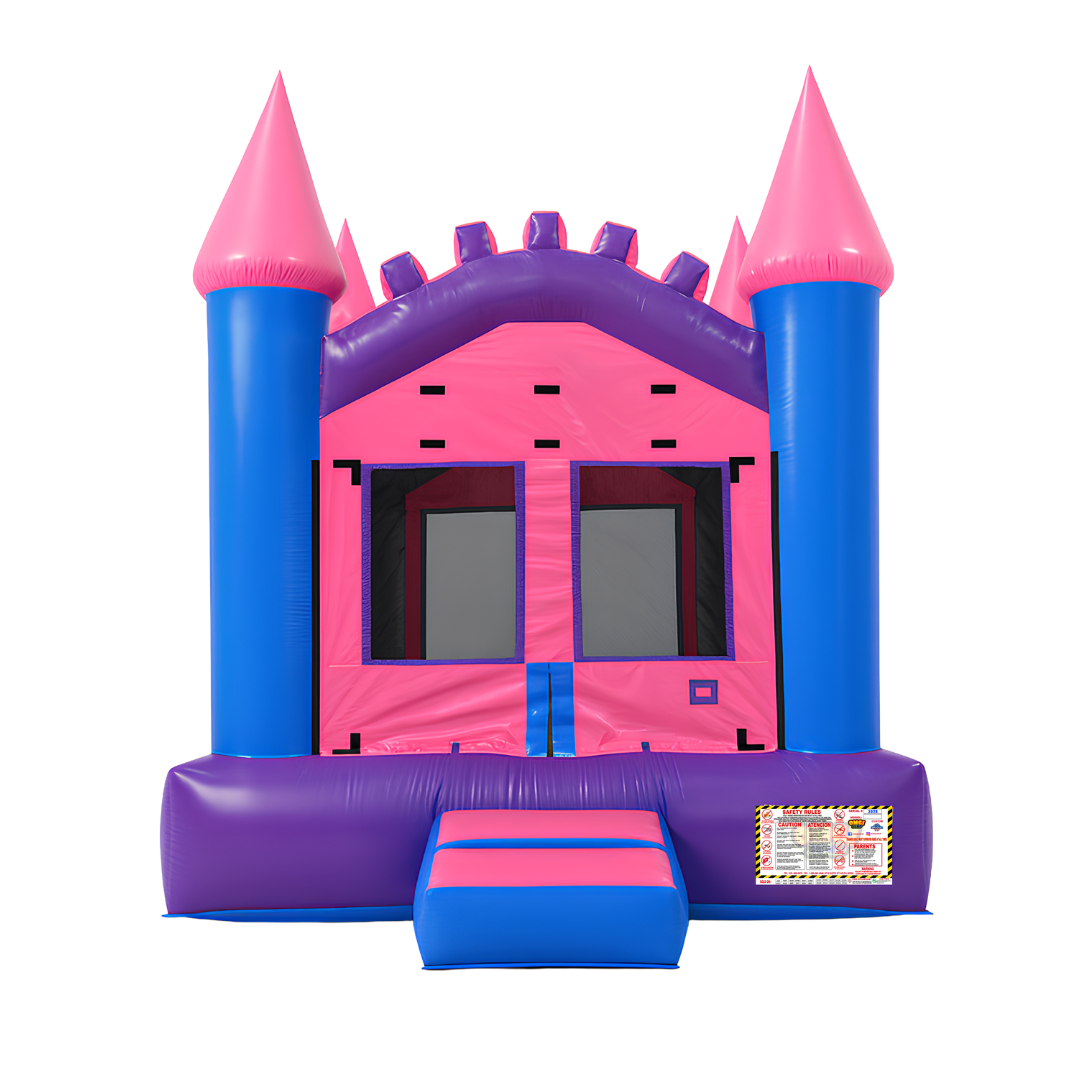 13x13 Castle 3 - Classic Pink, Purple & Blue