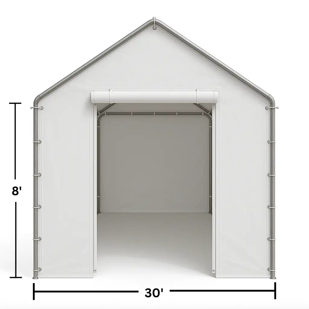 30' Front SIde (8ft Tall)