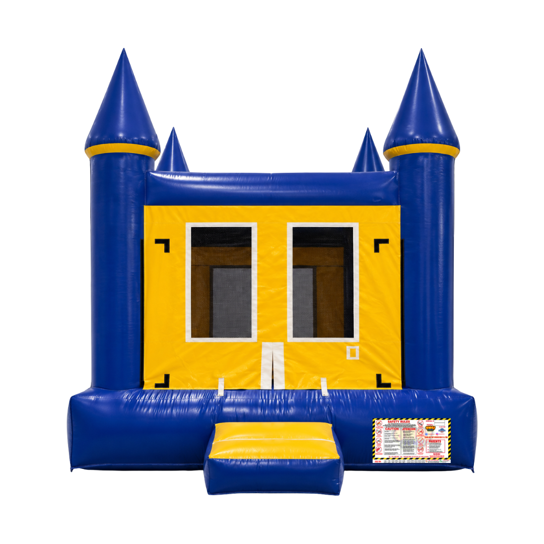 13x13 Castle 1B - Blue & Yellow