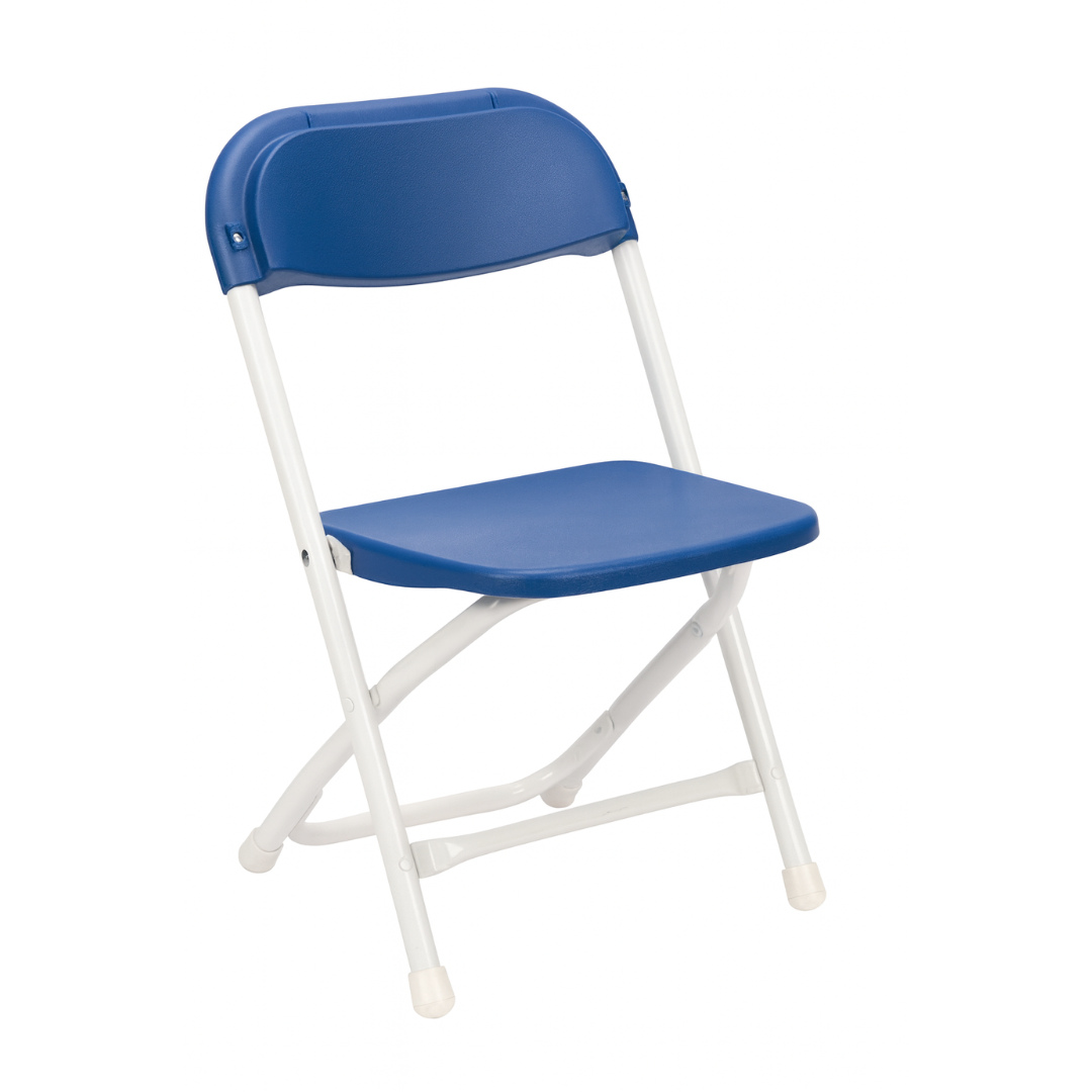 KIDS Heavy-Duty Plastic Folding Chairs – Box of 10