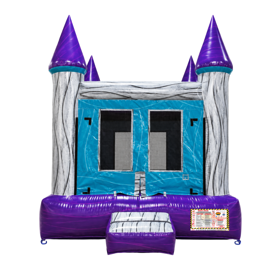 13x13 Castle 1B - Purple Aqua Castle