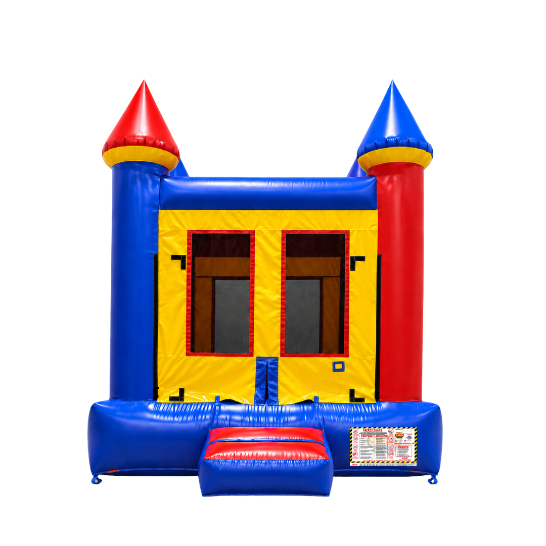 11x11 Castle 1B - Blue Classic Multicolor