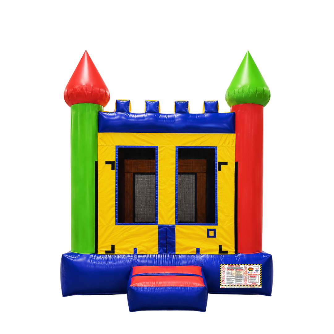 11x11 Castle 2 - Green Multicolor
