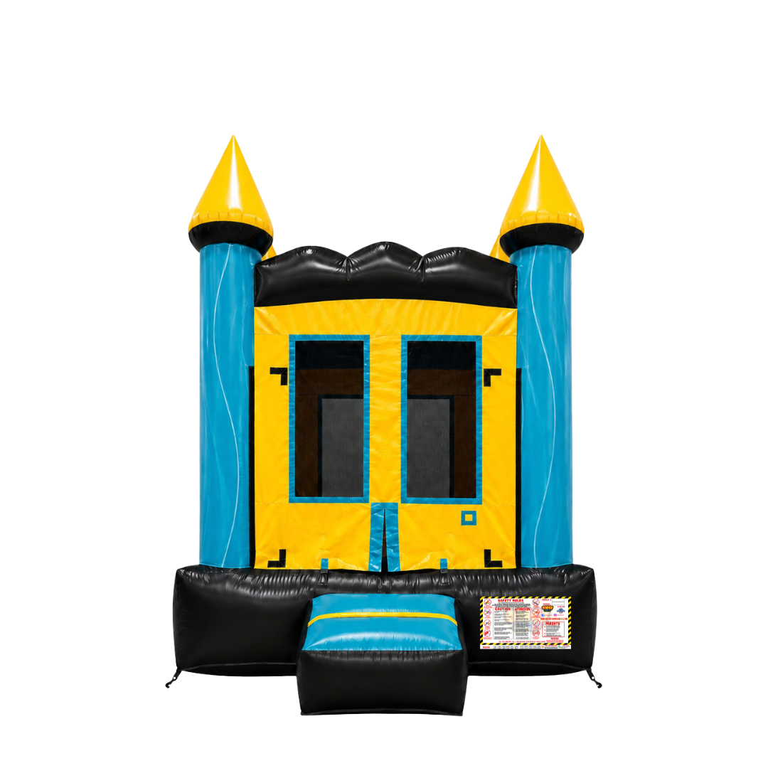 11x11 Castle 2B - Aqua Yellow