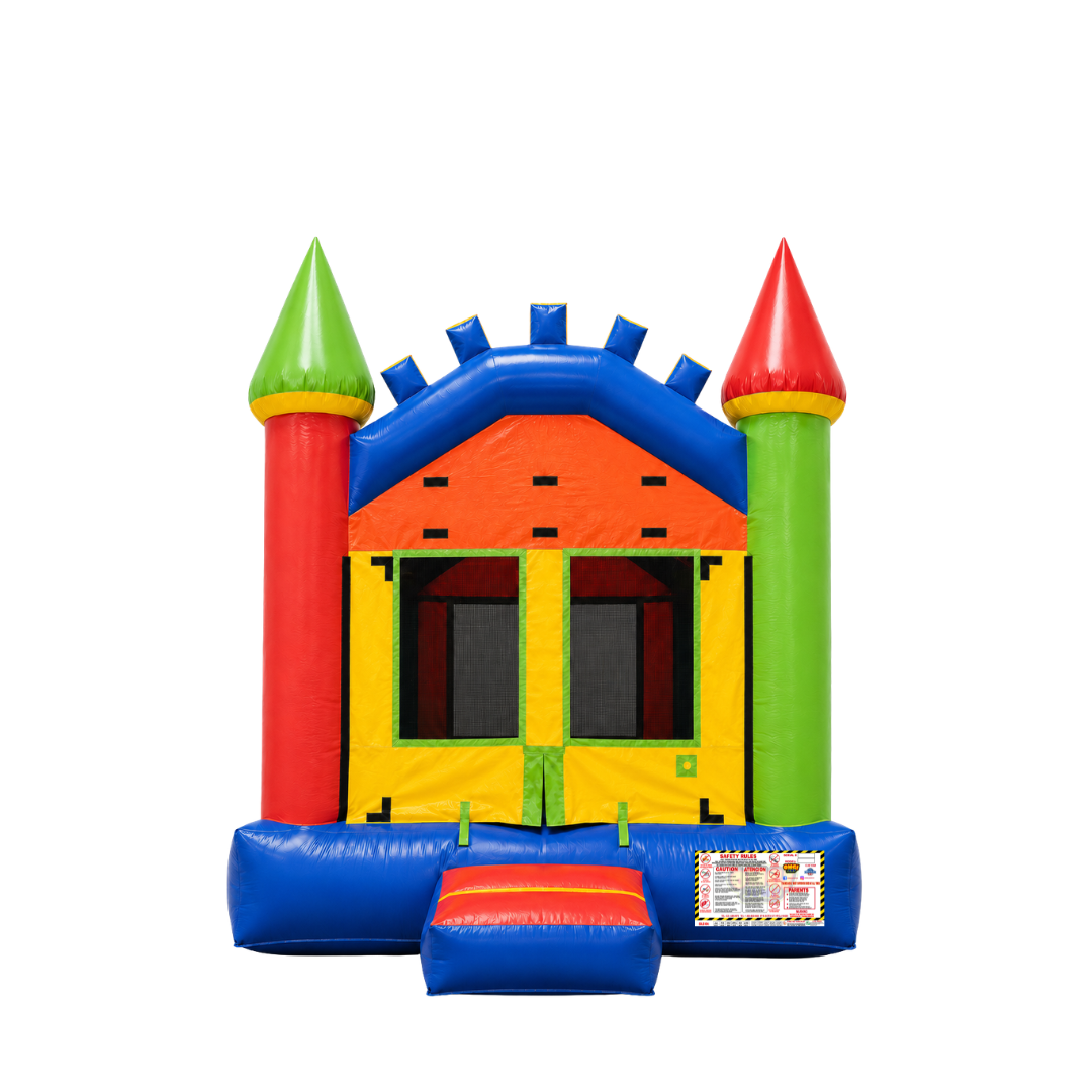 11x11 Castle 3 - Multicolor Green