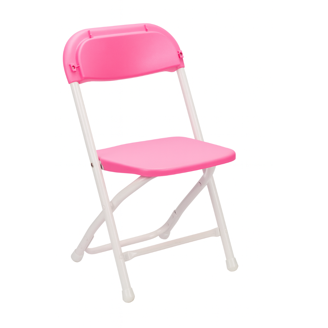 KIDS Heavy-Duty Plastic Folding Chairs – Box of 10