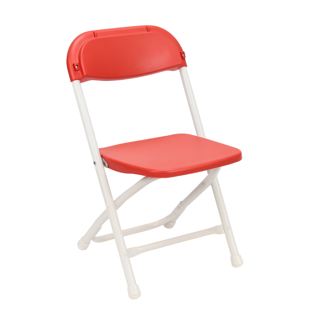 KIDS Heavy-Duty Plastic Folding Chairs – Box of 10