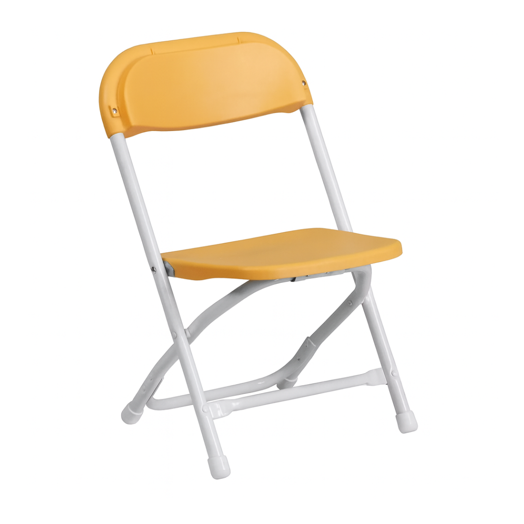 KIDS Heavy-Duty Plastic Folding Chairs – Box of 10