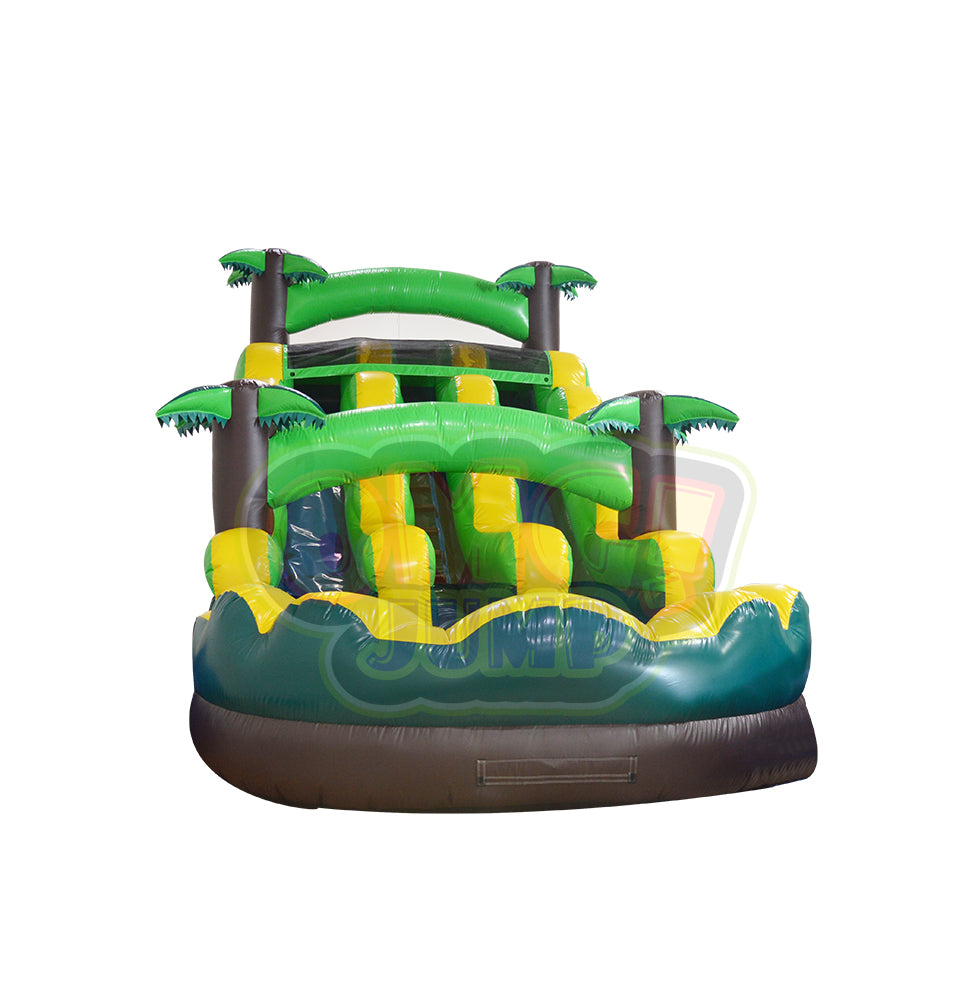 Waterslides for Sale - Tropical Double Lane 16