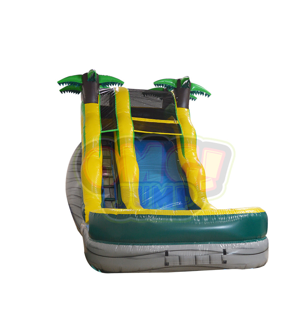 16' Tropical Waterslide – OMG JUMP - Main Image