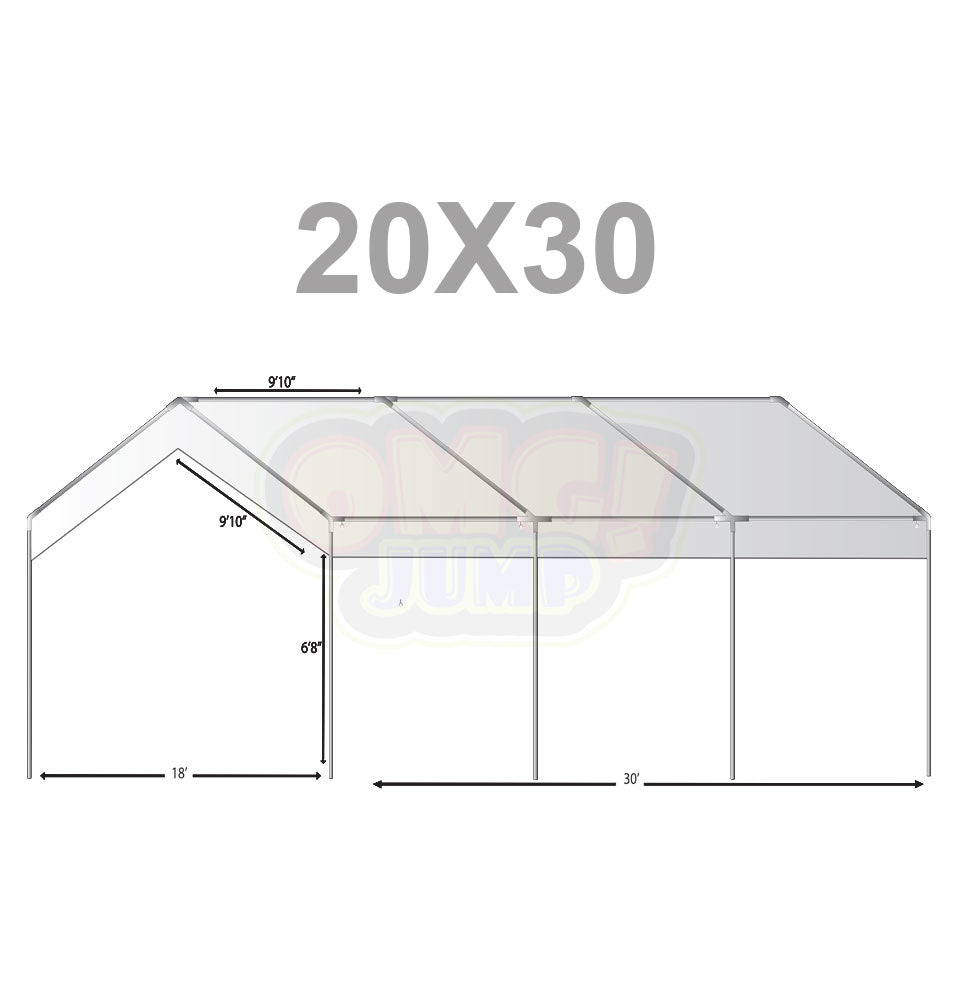 20x30 tarp Heavy-duty 20x30 A-Frame canopy tent – OMG JUMP