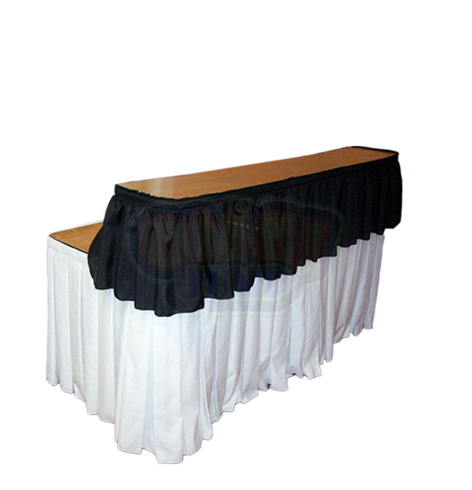 Wooden Bar with Skirt for Banquets & Events