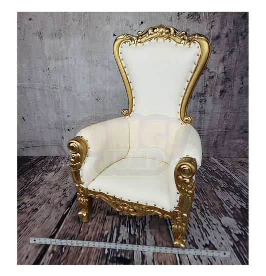Gold Kids Throne Chair