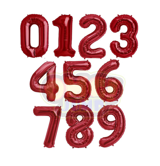 40 inch Giant Number Balloon (RED)