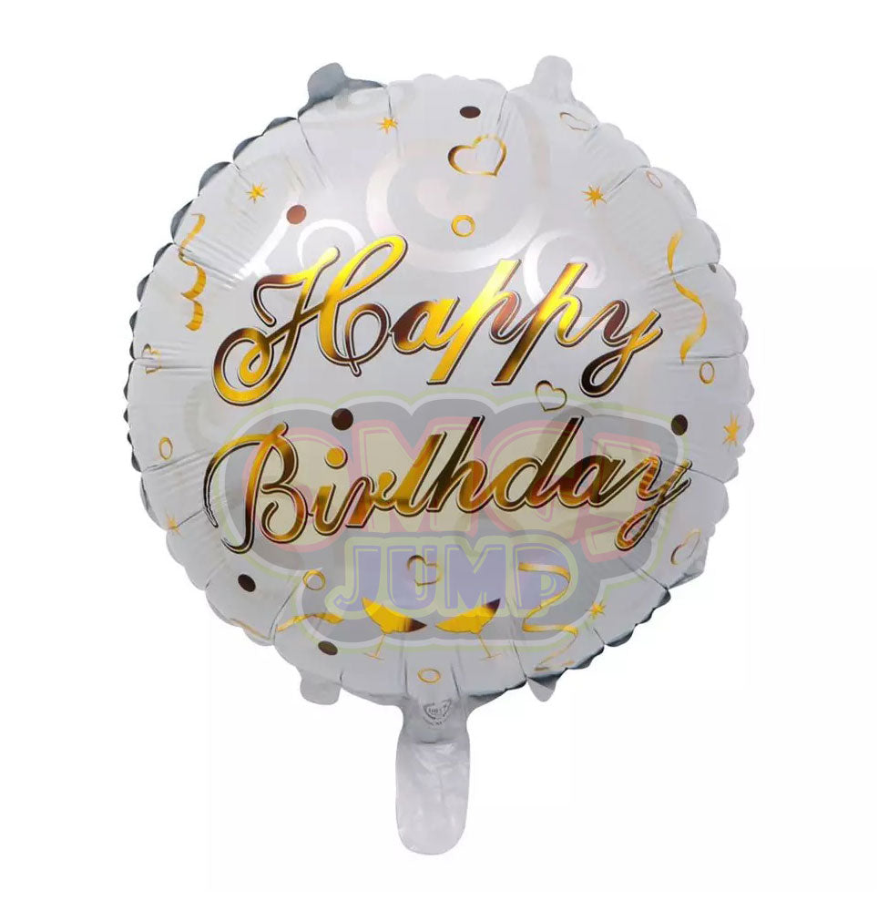 18" HAPPY BIRTHDAY MYLAR FOIL BALLOON #12