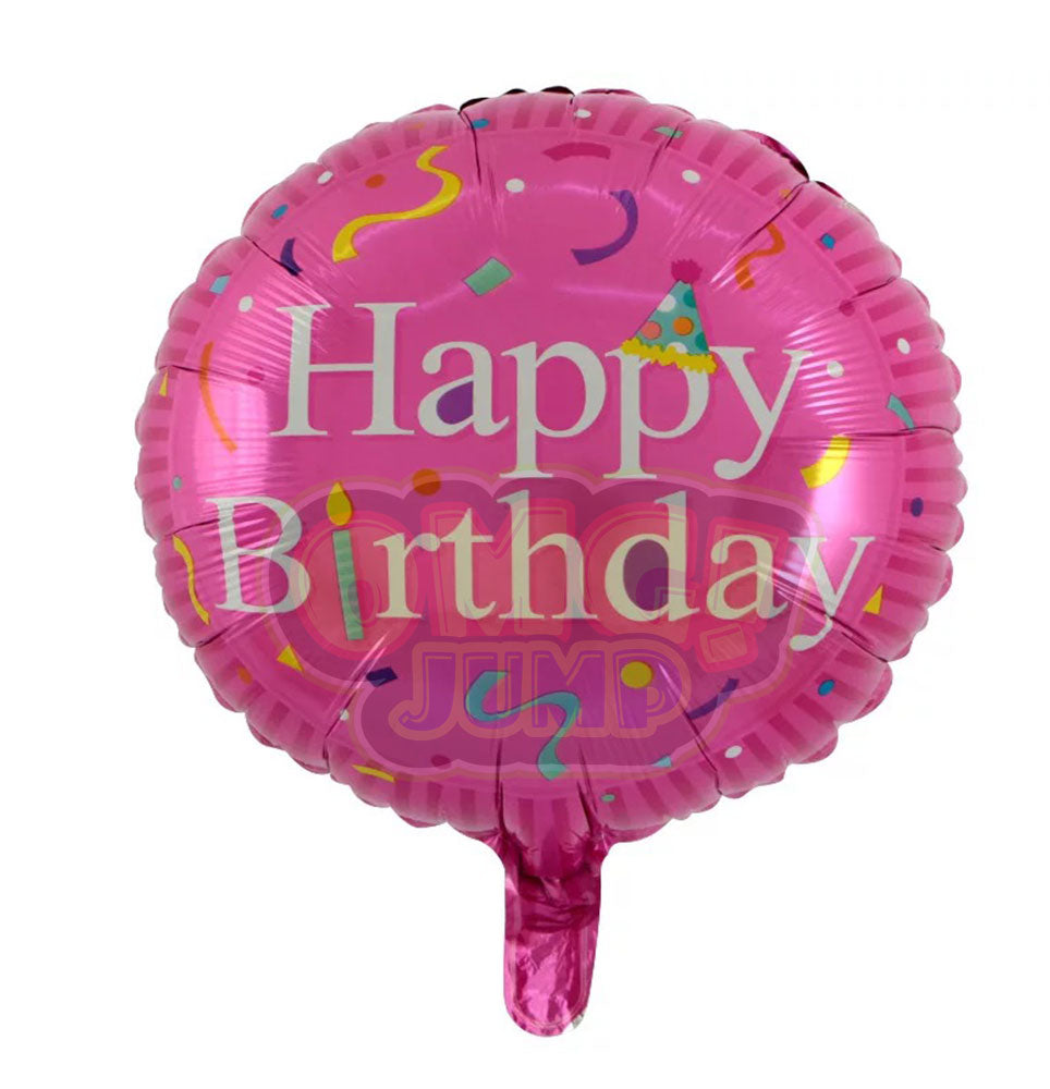 18" HAPPY BIRTHDAY MYLAR FOIL BALLOON #18