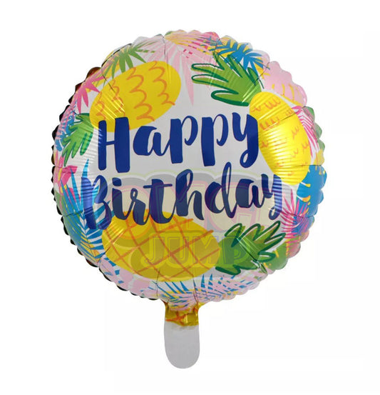 18" HAPPY BIRTHDAY MYLAR FOIL BALLOON #15