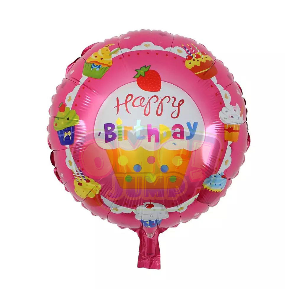 18" HAPPY BIRTHDAY MYLAR FOIL BALLOON #19