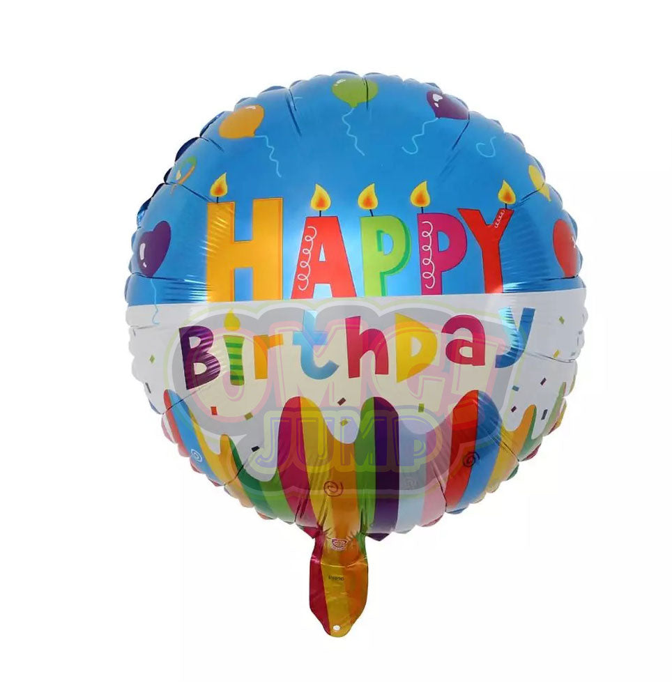 18" HAPPY BIRTHDAY MYLAR FOIL BALLOON #20