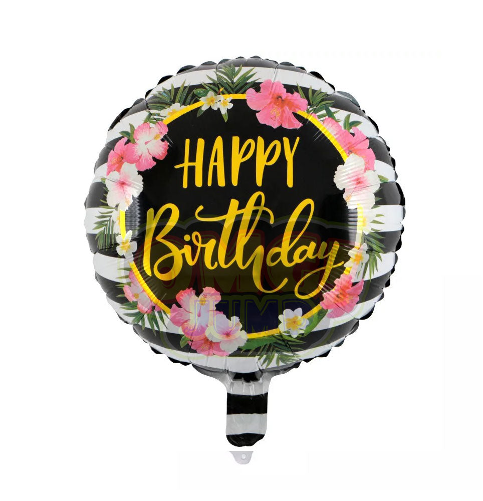 18" HAPPY BIRTHDAY MYLAR FOIL BALLOON #22