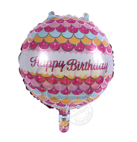 18" HAPPY BIRTHDAY MYLAR FOIL BALLOON #3