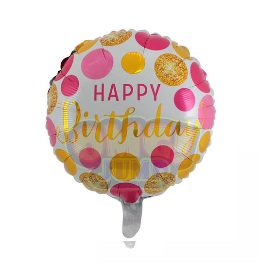 18" HAPPY BIRTHDAY MYLAR FOIL BALLOON #24