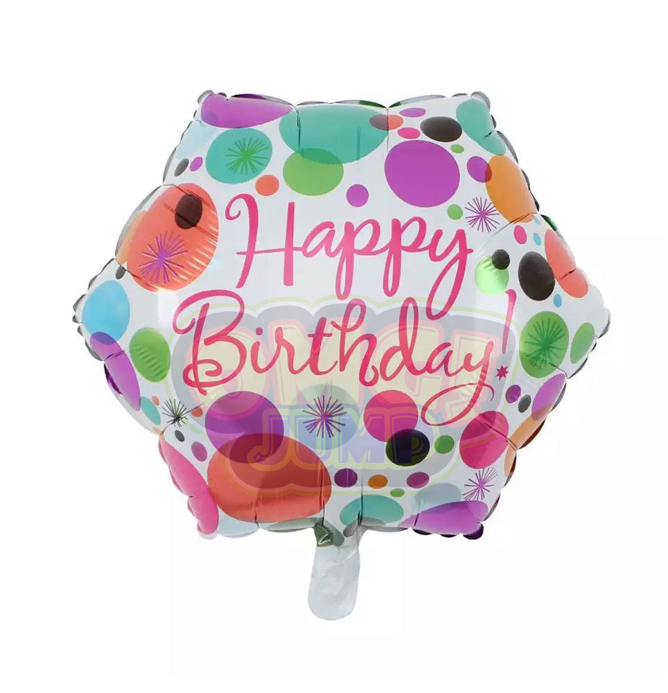 18" HAPPY BIRTHDAY MYLAR FOIL BALLOON #29