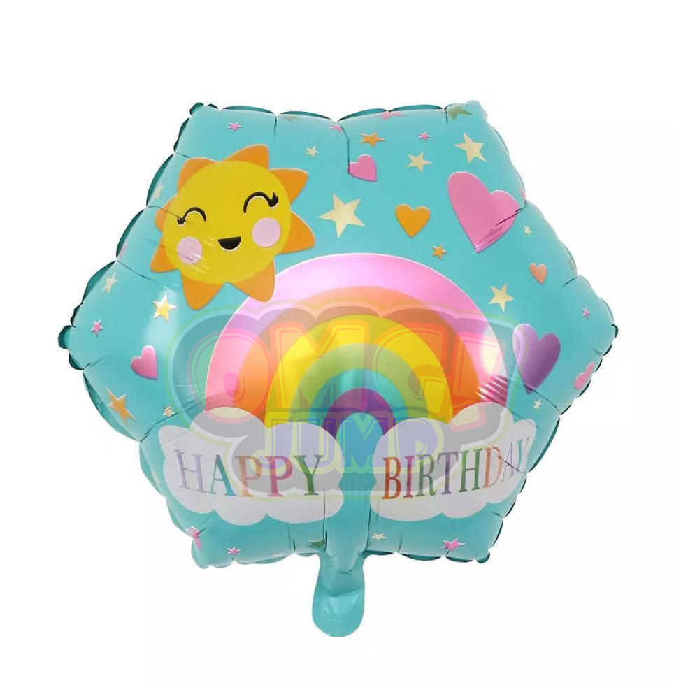 18 Happy Birthday Mylar Foil Balloon 33 Omgjump