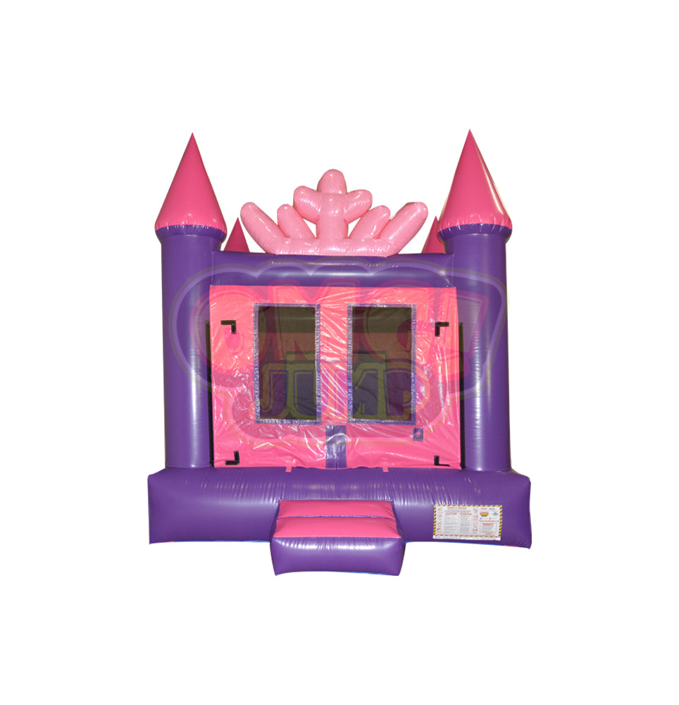 Urbalabs Princess Castle Pink Rainbow Glitter Girls Bow Holder 26