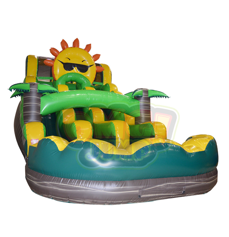 Summer Paradise Lane Water Slide 16'