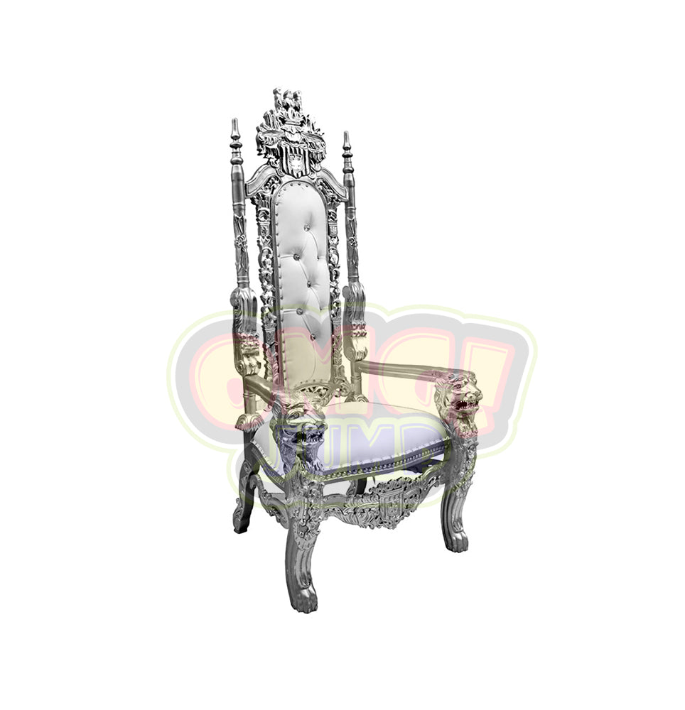 Silver King Throne Chair for Sale