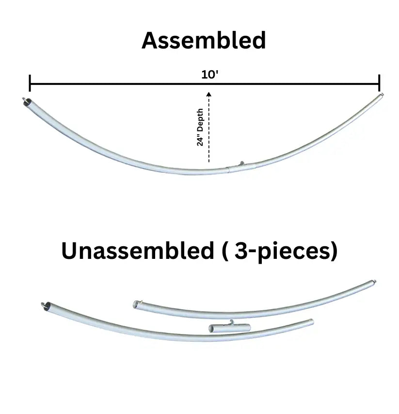 10' Curved Drape Support