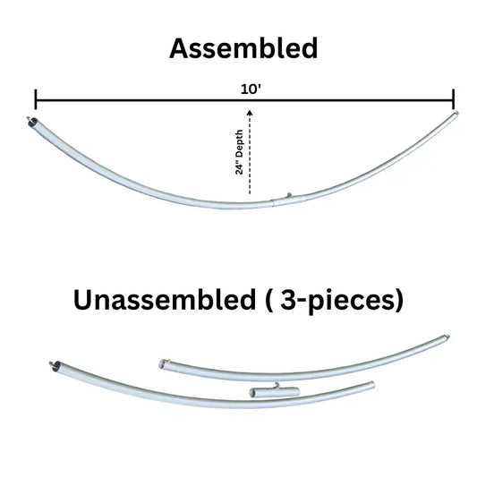 10' Curved Drape Support