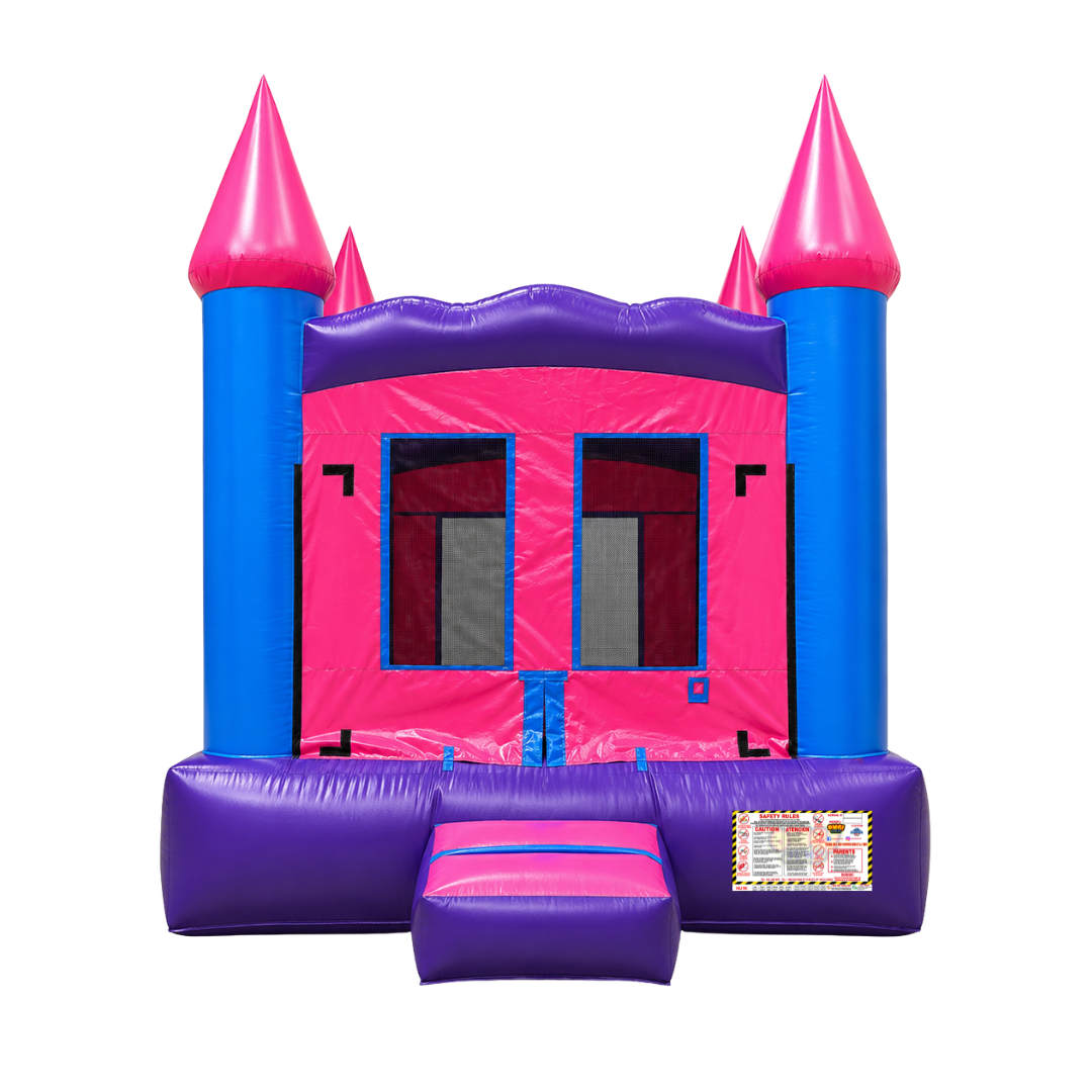 13x13 Castle 2B - Classic Pink, Purple & Blue