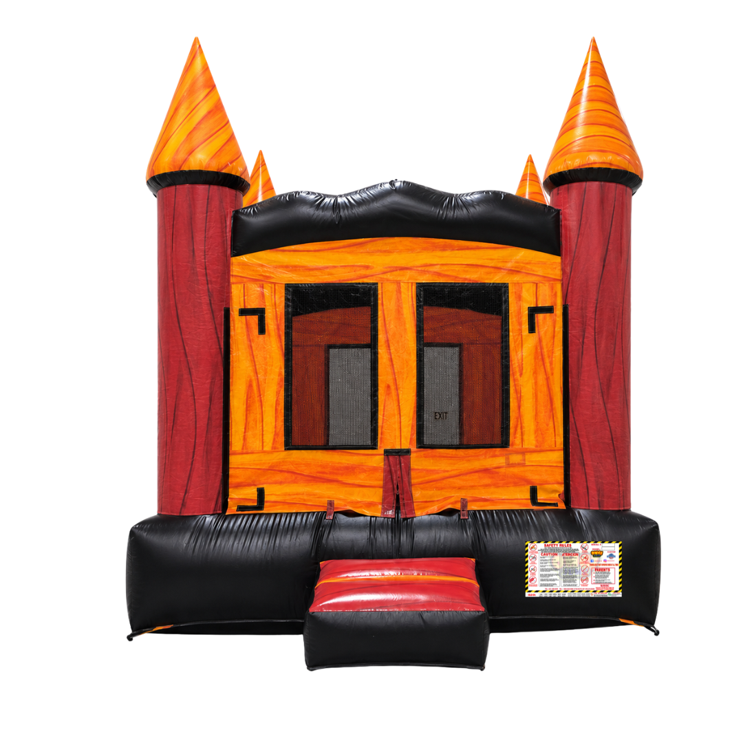 13x13 Castle 2B - Orange Blaze