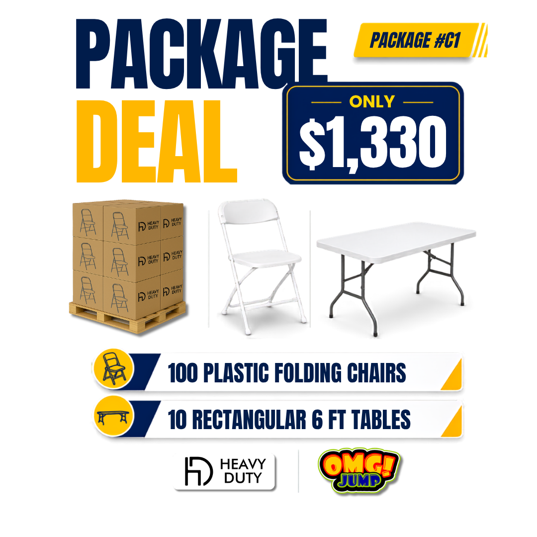 CHAIRS & TABLES PACKAGE DEALS