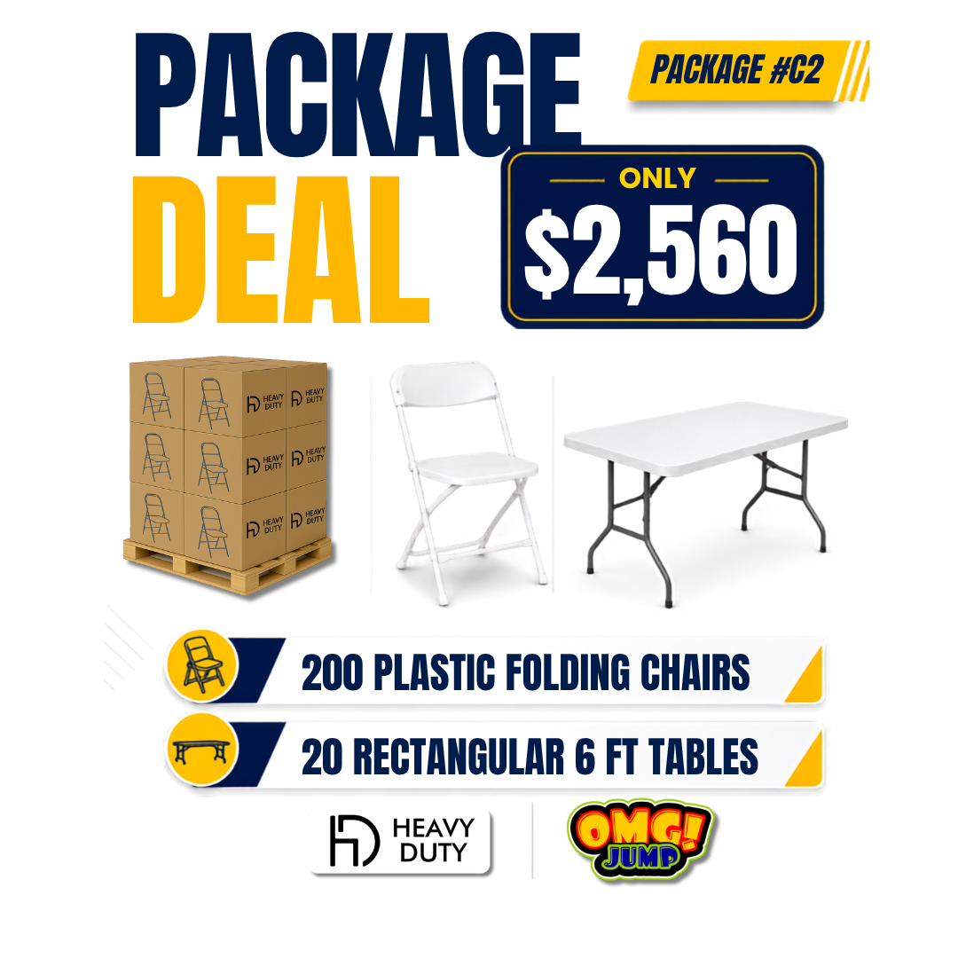 CHAIRS & TABLES PACKAGE DEALS
