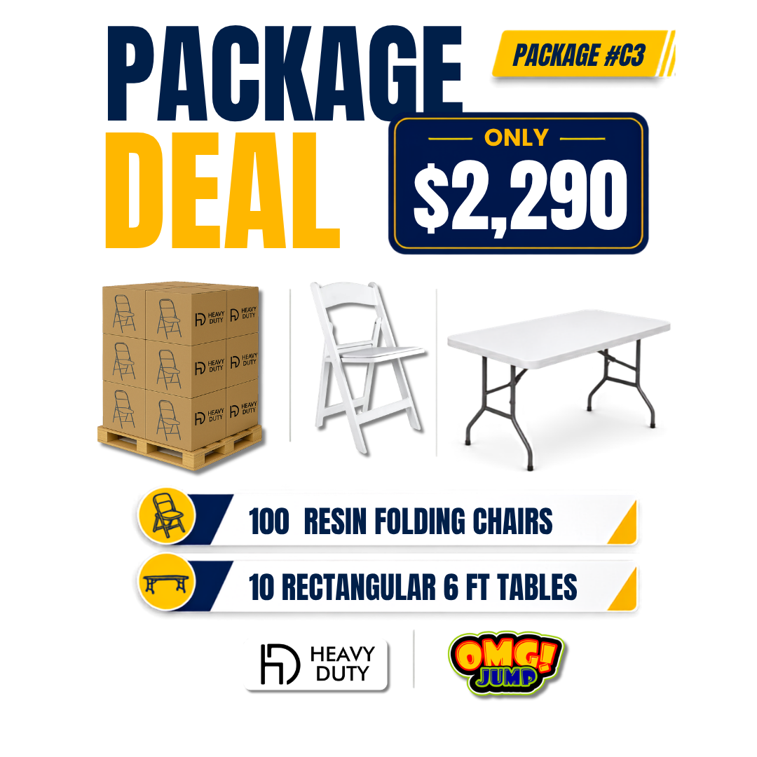 CHAIRS & TABLES PACKAGE DEALS