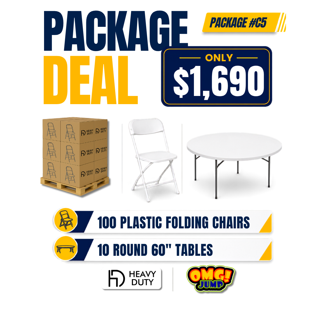 CHAIRS & TABLES PACKAGE DEALS