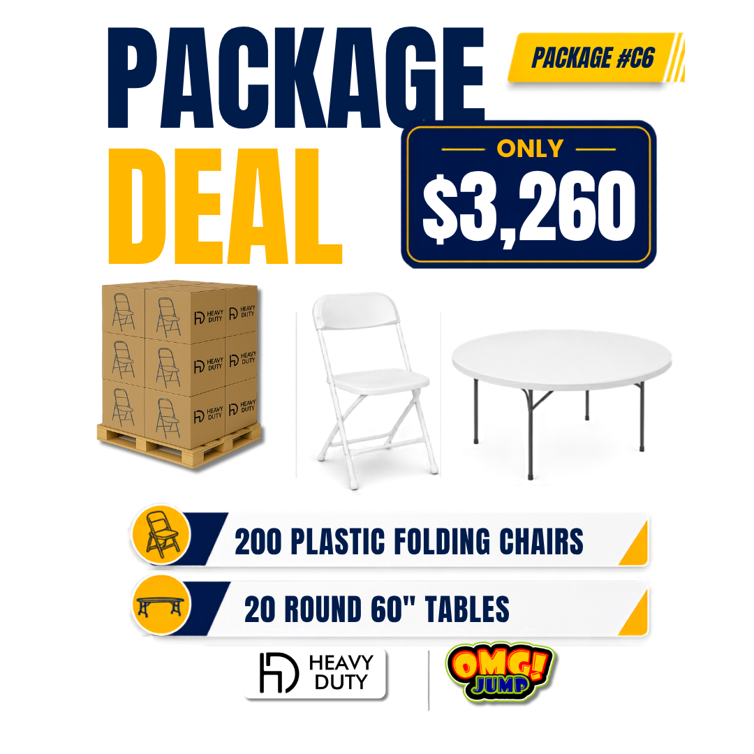 CHAIRS & TABLES PACKAGE DEALS