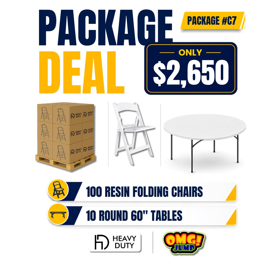 CHAIRS & TABLES PACKAGE DEALS