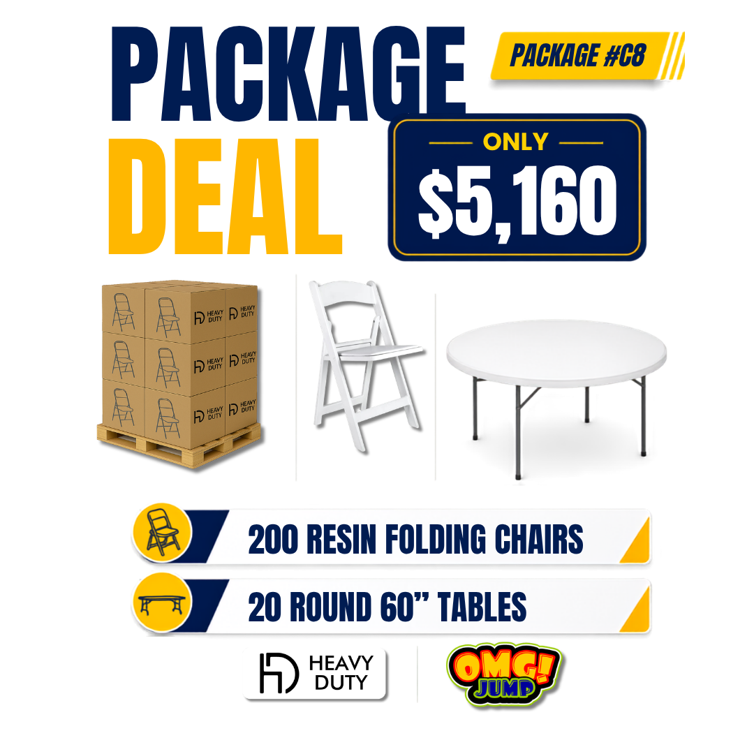 CHAIRS & TABLES PACKAGE DEALS