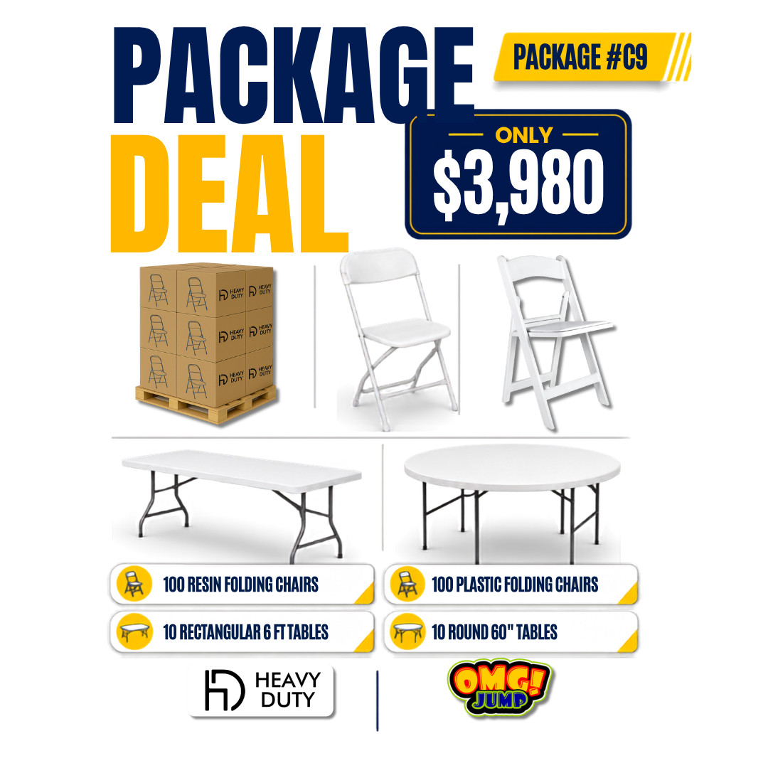 CHAIRS & TABLES PACKAGE DEALS
