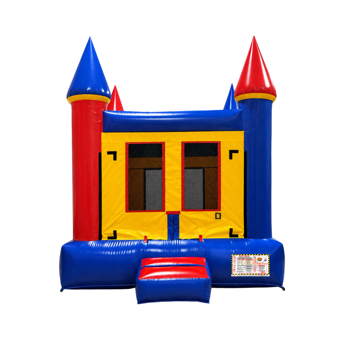 13x13 Castle 1B - Blue Classic Multicolor