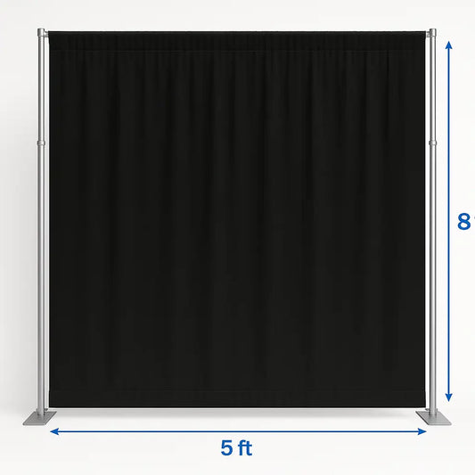 Polyester 8' x 5' Curtain (2 pcs) Page 1