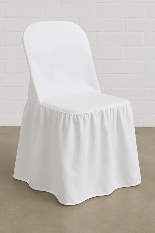 Polyester Shirred Chair Cover