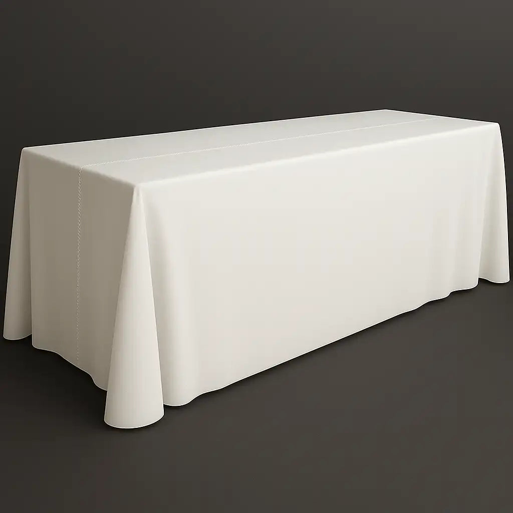 Polyester 8' Full Drop Table Cover Page 1