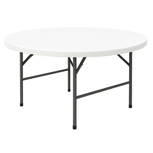 60" Heavy Duty Plastic Round Table