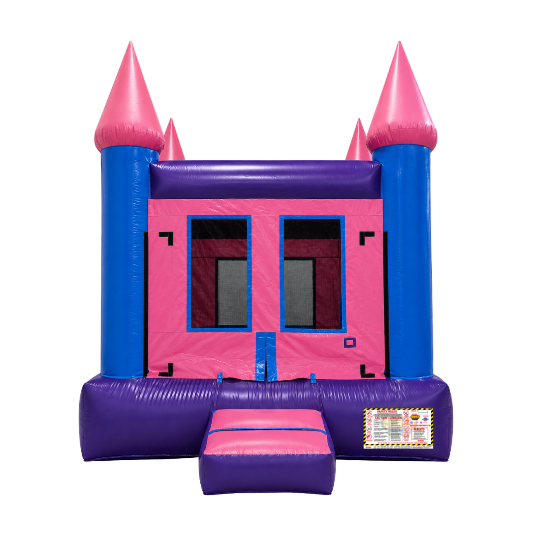13x13 Castle 1B - Classic Pink, Purple & Blue